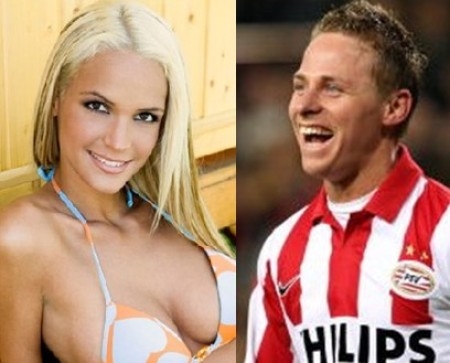 Újdonsült szerelmespár, Zimány Linda  és Dzsudzsák Balázs 