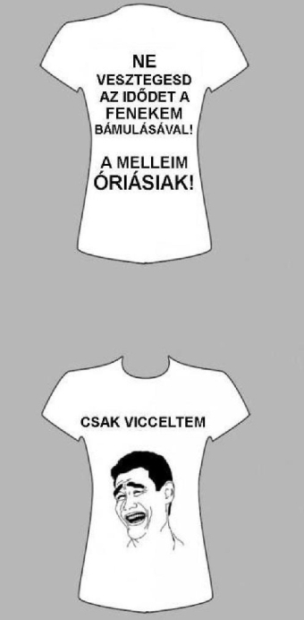 Póló csajoknak 🙂