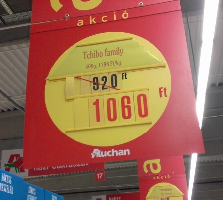 Akcióznak a madaras Tescóban