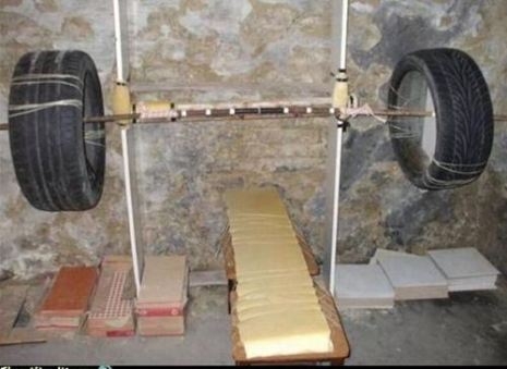 Fekvenyomó pad - házi verzió