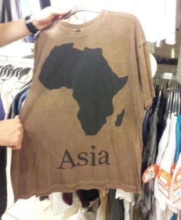 A földrajz nem volt az erőssége a gyártónak