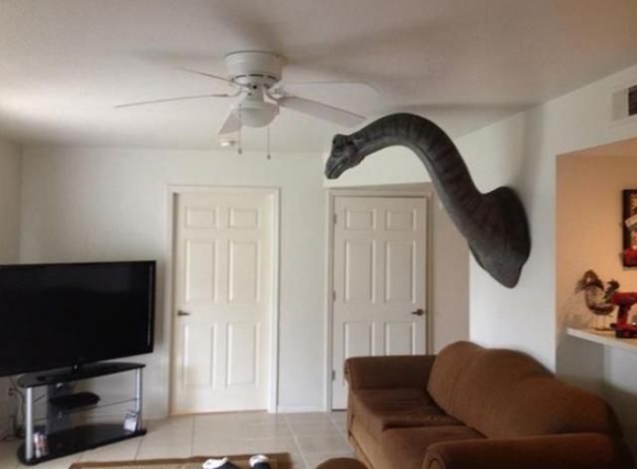 Vadász haverom nappalijában