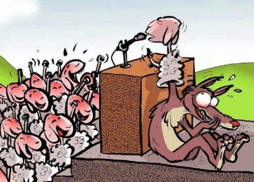 Amikor egy politikus beszédet tart 🙁