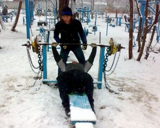 Aki kemény, az télen is kemény