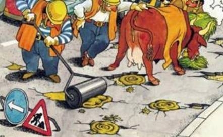 Kihasználva az enyhe időt . . .