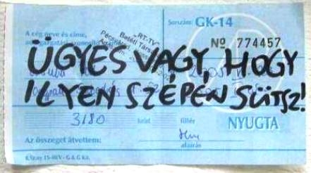 Nyugtával dicsérd a napot!