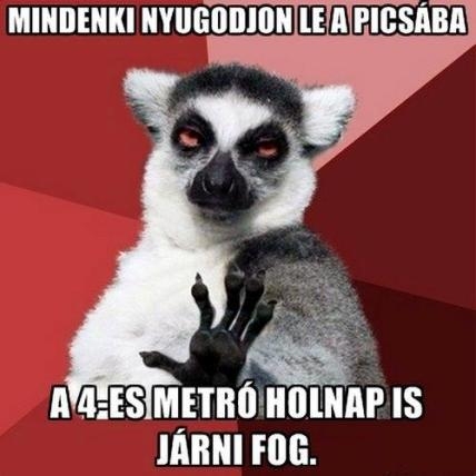 Megrohamozták a 4-es metrót az átadás után...