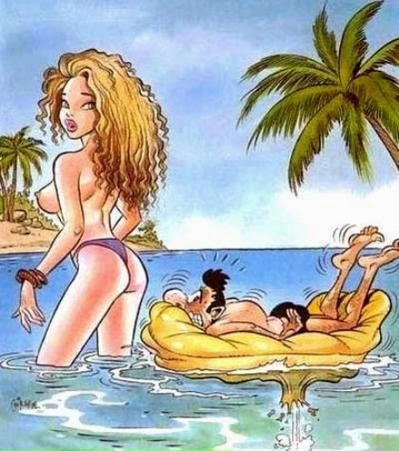 Monokinizés a strandon . . .