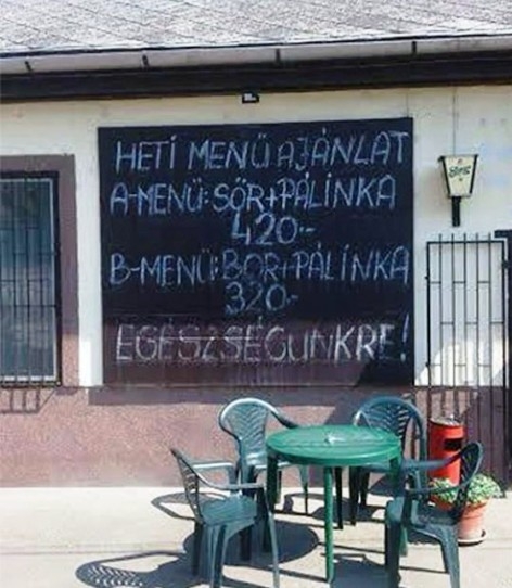 Magyaros menü