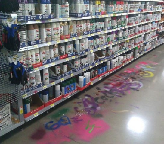 Házszépítők boltja - Festék részleg 