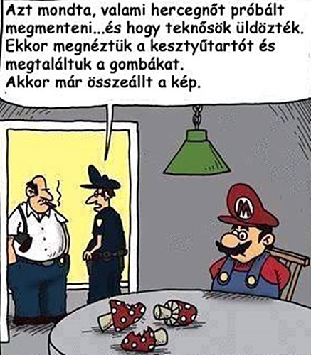 Megszökött S.Márió a világhálóról...