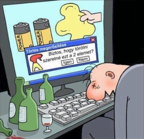 Del-et ütött az orra