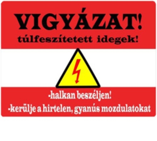 Figyelmeztető tábla