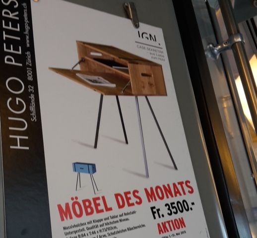 Svájcban a hónap bútora...