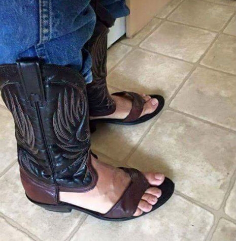 Izzad a lába, de szeretne nyáron is western csizmát húzni?