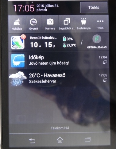 Érdekes volt a mai időjárás Székesfehérváron