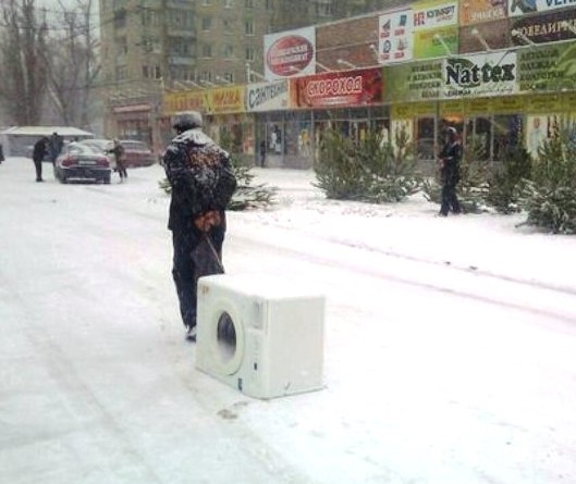 Egy újabb téli kép a nagy hőségben