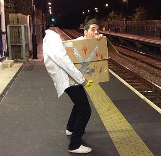 Egy kreatív jelmez az esti Halloween partira