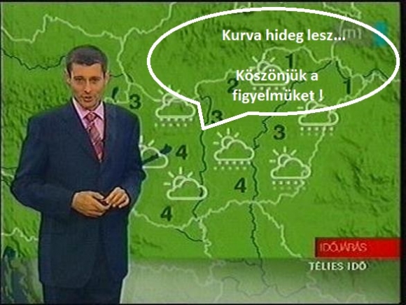 Reggeli időjárás jelentés