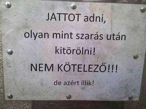 Bizonyos szolgáltatásokért illik