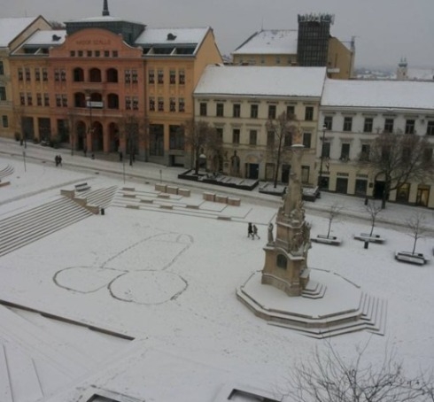 Pécsen is havazott ma...