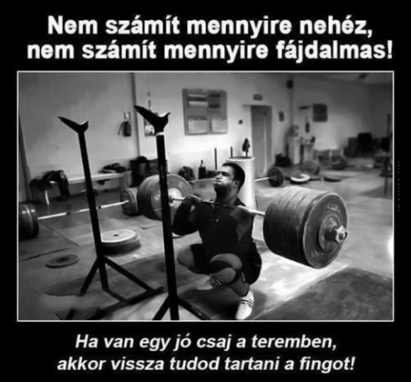 Edzeni mész ma? 🙂