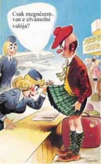 Egy skót a reptéren...