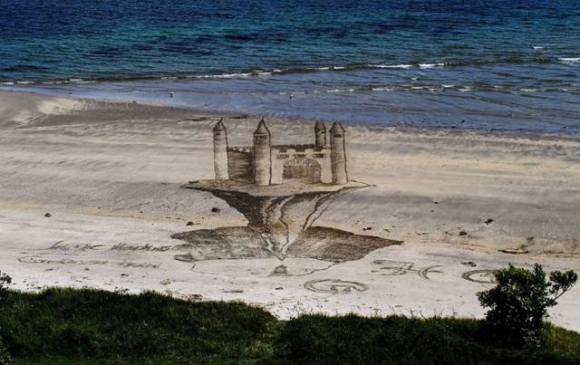 Csak egy 3D-s homokrajz