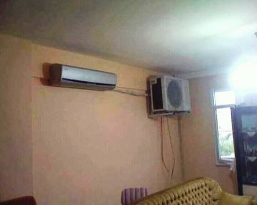 Tegnap végre beszerelték a klímát...