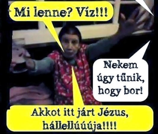 Joli néni, mi van a pohárban?