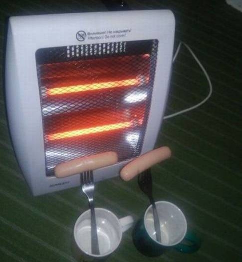 Elromlott a mikrosütő...