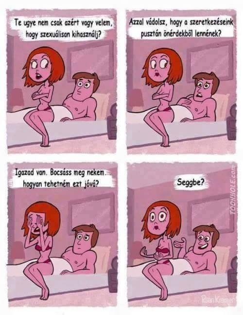 Anális örömökre vágyna