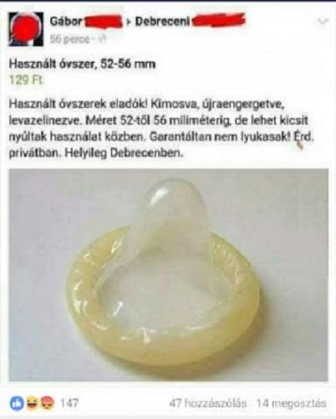 Azt hittük, hogy a múlt heti használt bugyit nem lehet überelni