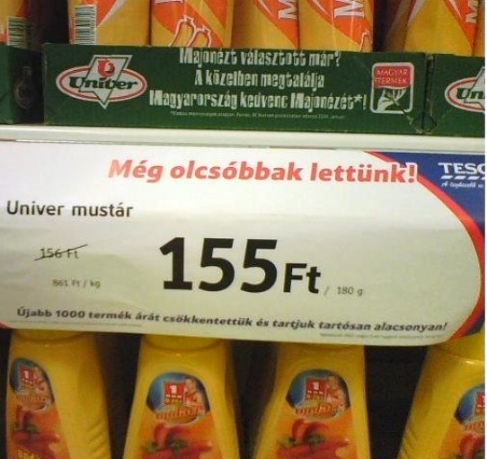 Eközben a Tescoban