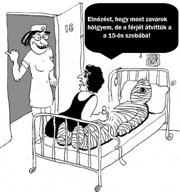 Eközben a kórházban