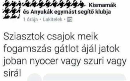 Neked egymás után az összeset, hogy még véletlenül se szaporodjál 🙂