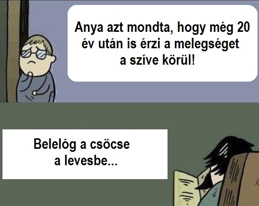 Apa és fia beszélgetnek