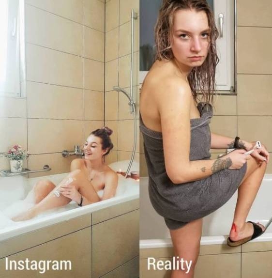 Instagram vs. valóság