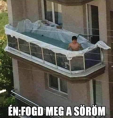 Jó ez a lakás apu, csak kár, hogy nincs medence