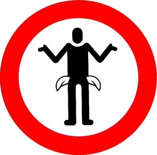 Nemzetközi hóvégét jelző tábla