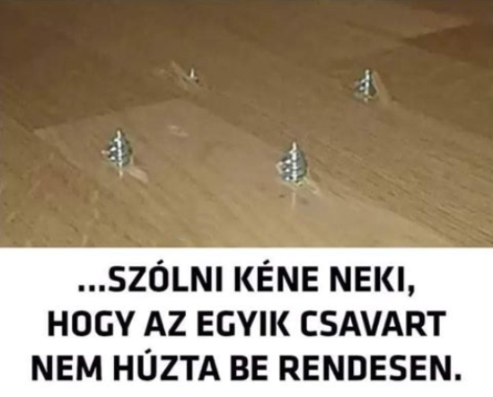 Az alsó szomszéd vett egy új csillárt...