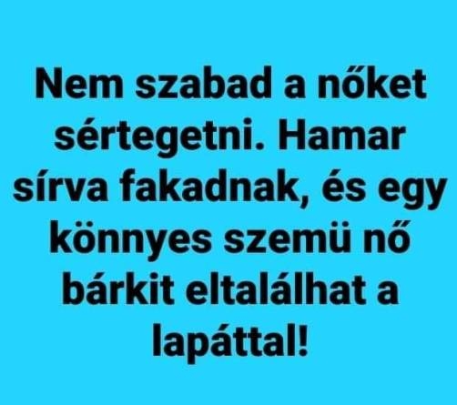 Legyünk óvatosak, férfitársaim!