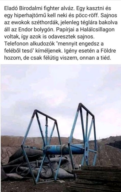 Beesett egy érdeklődő a Birodalmi fighter alvázra