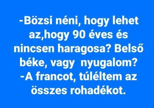 Kemény az öreglány 