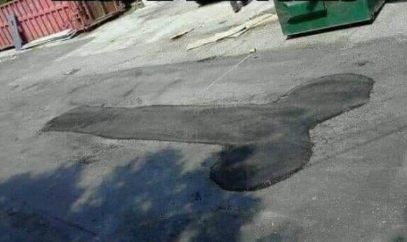 Kész az utcánkban a kátyúzás...