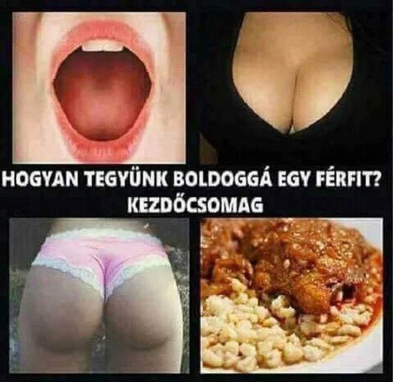 Kezdőcsomag a férfi boldogsághoz