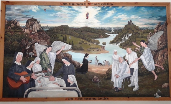 Eközben egy magyar kórházban