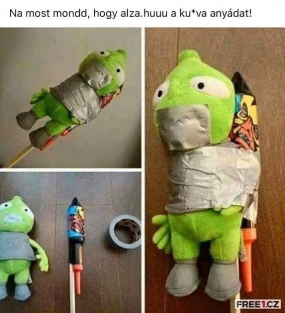 Bajban a földönkívüli