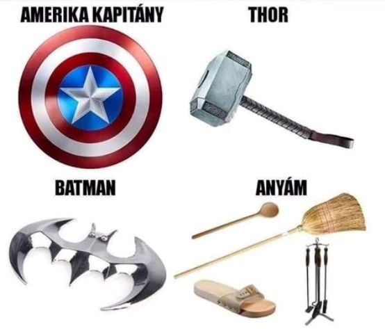 Szuperhősök fegyverei