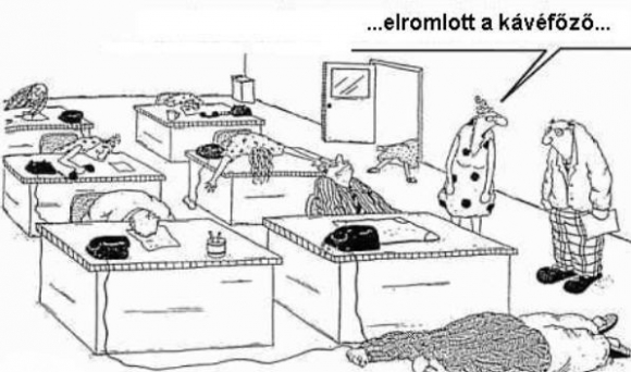 Hétfő reggel az irodában